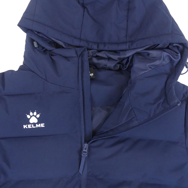 ケルメkelmeフーデットパデットジャケット8261MF1013サッカーフットサルスポーツ観戦中綿防寒