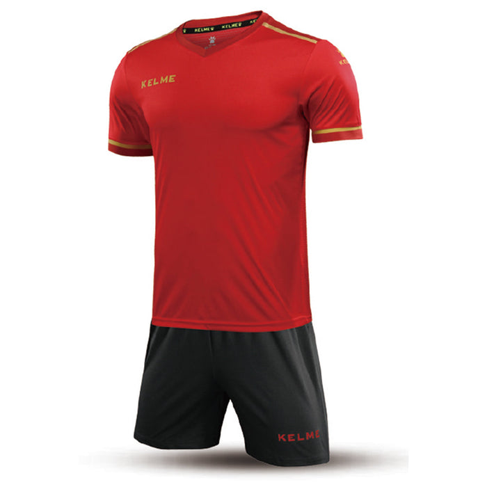 【ショップ限定エントリーでさらに+9倍】ケルメKELMEサッカージュニア練習着上下ジュニアラインフットボールシャツ＆パンツセット8351ZB3158