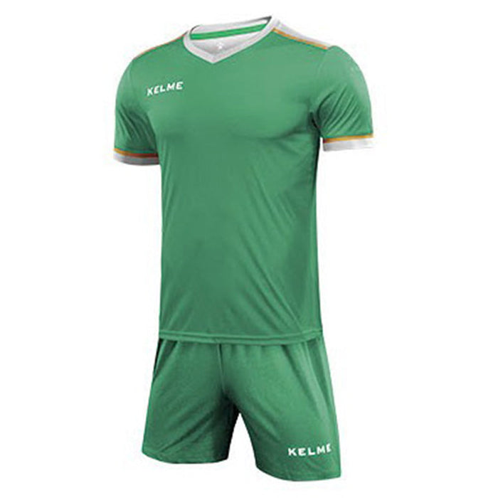 【ショップ限定エントリーでさらに+9倍】ケルメKELMEサッカージュニア練習着上下ジュニアラインフットボールシャツ＆パンツセット8351ZB3158