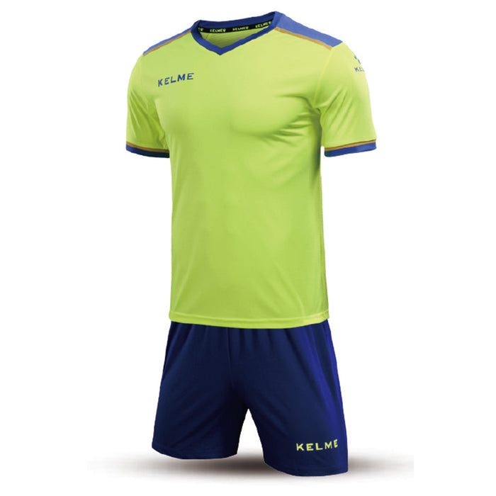 【ショップ限定エントリーでさらに+9倍】ケルメKELMEサッカージュニア練習着上下ジュニアラインフットボールシャツ＆パンツセット8351ZB3158