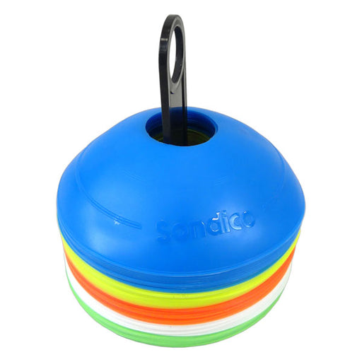 【ショップ限定エントリーでさらに+9倍】ソンディコSondicoスペースマーカー50個セット5色×10枚入り840126サッカーフットサルトレーニンググラウンド用品