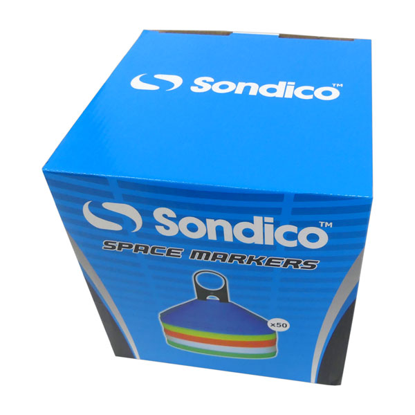 【ショップ限定エントリーでさらに+9倍】ソンディコSondicoスペースマーカー50個セット5色×10枚入り840126サッカーフットサルトレーニンググラウンド用品
