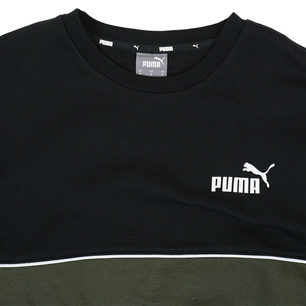 【ショップ限定エントリーでさらに+9倍】【送料無料】プーマPUMAPOWER裏起毛スウェットトレーナーカラーブロッククルー849803サッカーゴルフカジュアルメンズ