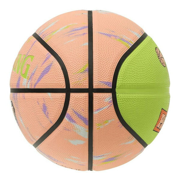【ショップ限定エントリーでさらに+9倍】スポルディングSPALDINGバスケットボールパトリックスターPNK/GRN5号85181J
