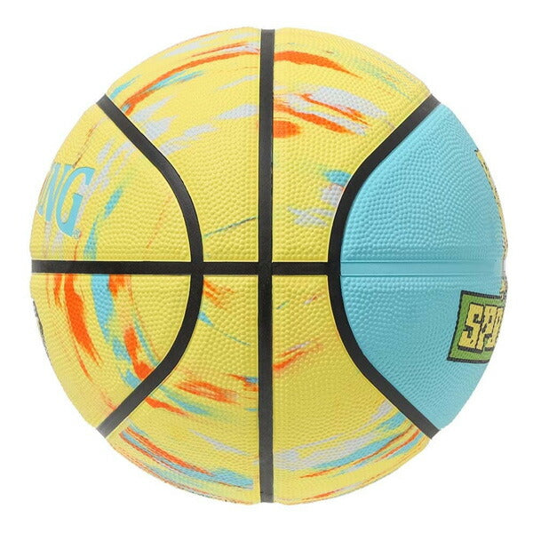 【ショップ限定エントリーでさらに+9倍】スポルディングSPALDINGバスケットボールスポンジボブYEL/SAX5号85182J