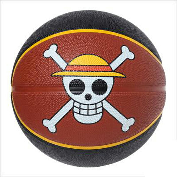 【ショップ限定エントリーでさらに+9倍】SPALDINGスポルディングバスケットボール5号球海賊旗ワンピースコラボラバー85341J