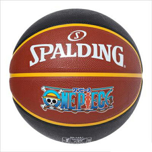 【ショップ限定エントリーでさらに+9倍】SPALDINGスポルディングバスケットボール5号球海賊旗ワンピースコラボラバー85341J