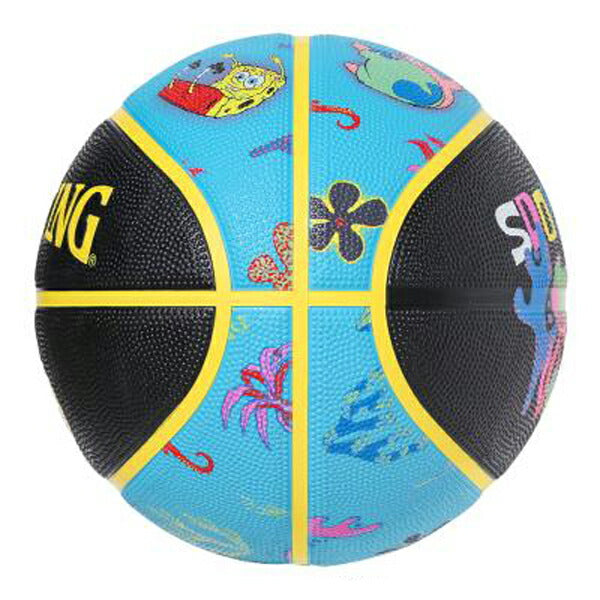 【ショップ限定エントリーでさらに+9倍】スポルディングSPALDINGバスケットボールスポンジボブアンダーザシー5号球85370J