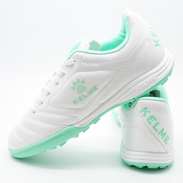 INSTINCTTFJRケルメKELME873701-170ホワイト×Fグリーンジュニアサッカートレーニングシューズ