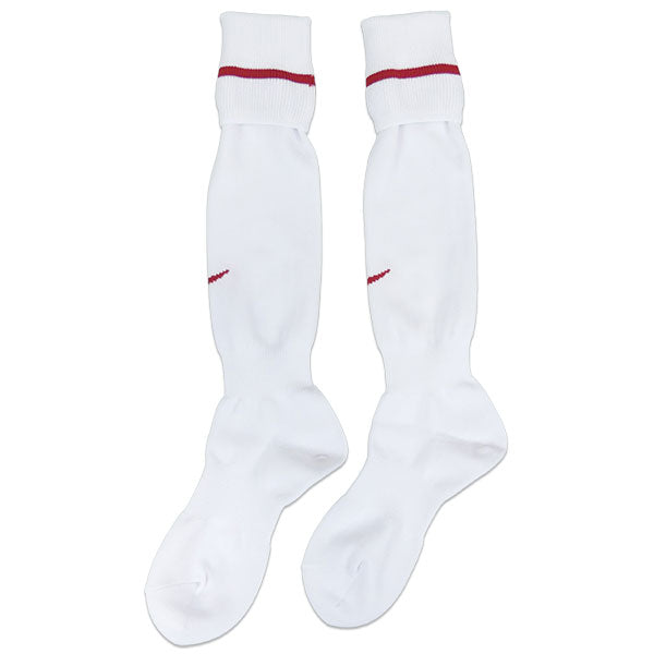 【ネコポス送料無料】ナイキNIKEアカデミージュニアストライプフットボールソックス883335-122サッカーフットサルストッキング女性用子供用赤