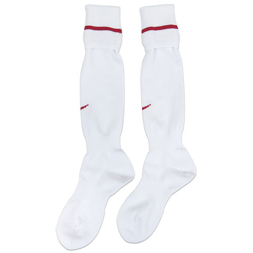 【ネコポス送料無料】ナイキNIKEアカデミージュニアストライプフットボールソックス883335-122サッカーフットサルストッキング女性用子供用赤