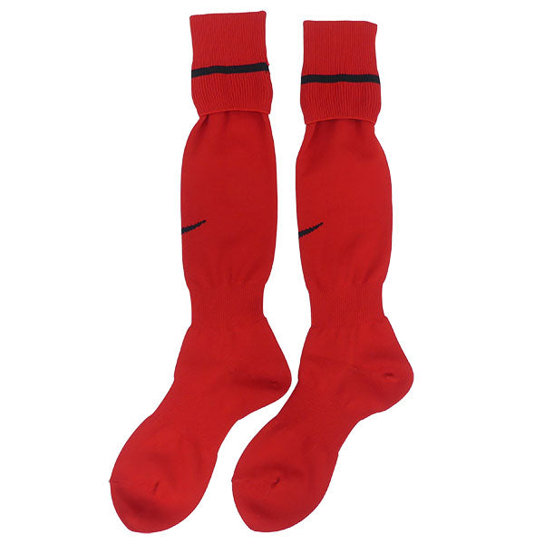 【ショップ限定エントリーでさらに+9倍】【ネコポス送料無料】ナイキNIKEアカデミーストライプフットボールソックス883335-601サッカーフットサルストッキングメンズ25-27cm27-29cm赤