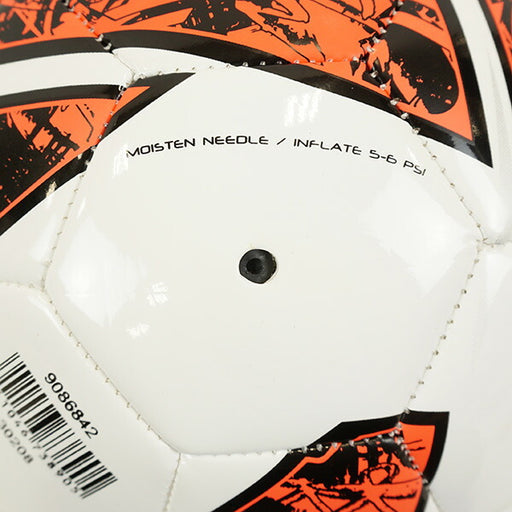 【送料無料】ケルメKELMEフットサルボール機械縫い9086842フットサル4号球ホワイトオレンジ