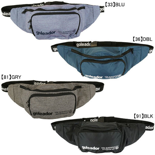 【ショップ限定エントリーでさらに+9倍】【送料無料】ゴレアドールgoleadorPVCウエストバックA-018サッカーフットサルカジュアルウエストポーチ小物入れ12L