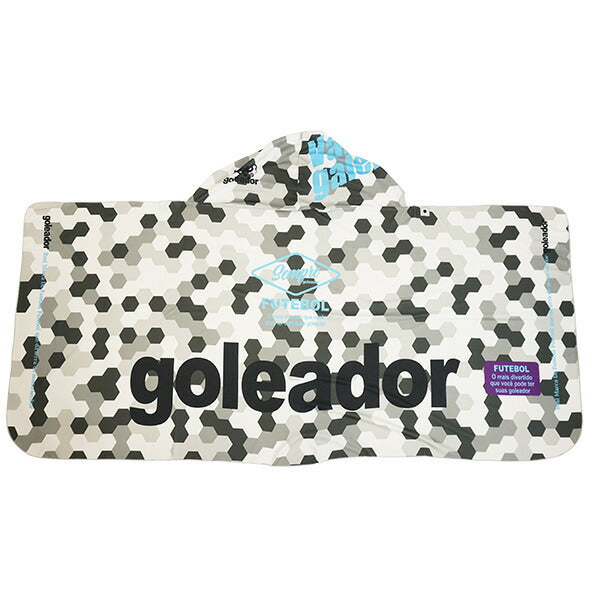 【エントリーでポイント10倍】【ネコポス送料無料】ゴレアドールgoleador昇華ヘキサゴン柄冷感ケープA-113サッカーフットサル日除け熱中症対策観戦UVカット