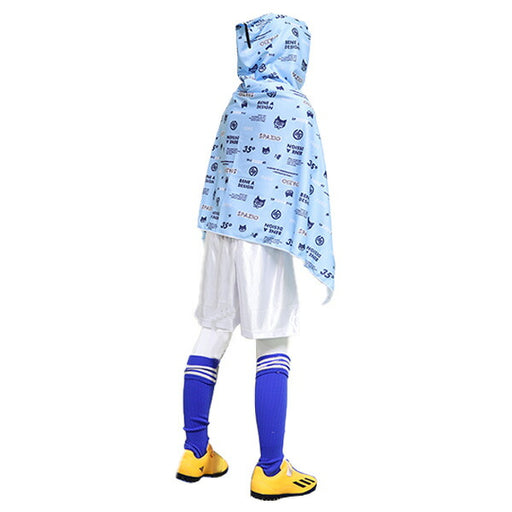 【ショップ限定エントリーでさらに+9倍】【ネコポス送料無料】冷感クールポンチョシェイダースパッツィオSPAZIOピッポ君総柄スポーツ熱中症対策メンズレディースおすすめおしゃれかわいい