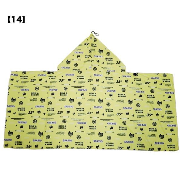 【ネコポス送料無料】冷感クールポンチョシェイダースパッツィオSPAZIOピッポ君総柄スポーツ熱中症対策メンズレディースおすすめおしゃれかわいい