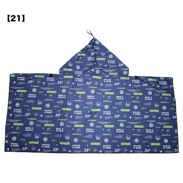 【ショップ限定エントリーでさらに+9倍】【ネコポス送料無料】冷感クールポンチョシェイダースパッツィオSPAZIOピッポ君総柄スポーツ熱中症対策メンズレディースおすすめおしゃれかわいい