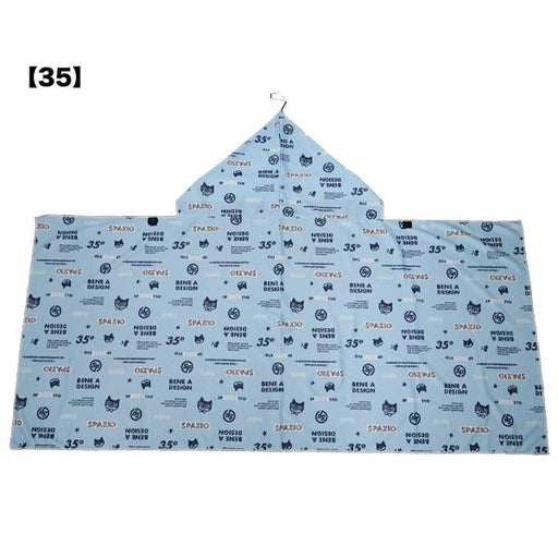 【ショップ限定エントリーでさらに+9倍】【ネコポス送料無料】冷感ポンチョスパッツィオSPAZIOJr.ピッポ君総柄クールポンチョシェイダースポーツ熱中症対策子供用おすすめおしゃれかわいい