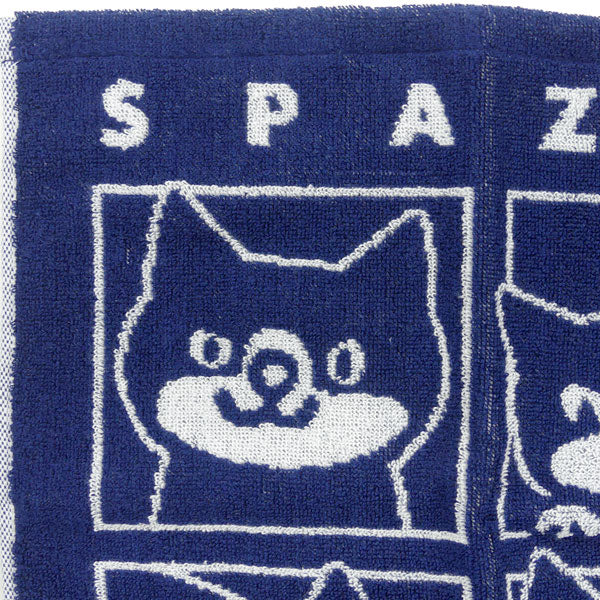 【ショップ限定エントリーでさらに+9倍】【ネコポス対応可】スパッツィオspazioPIPPOくんハンドタオルAC-0136サッカーフットサルハンカチ34×35cmネイビー
