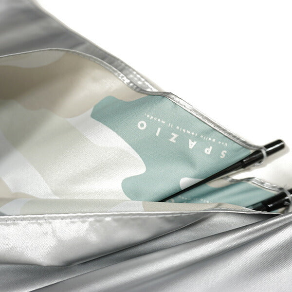 【エントリーでポイント10倍】【送料無料】スパッツィオspazio晴雨兼用UV遮光傘AC-0137サッカーフットサルアンブレラ75cm日除け観戦