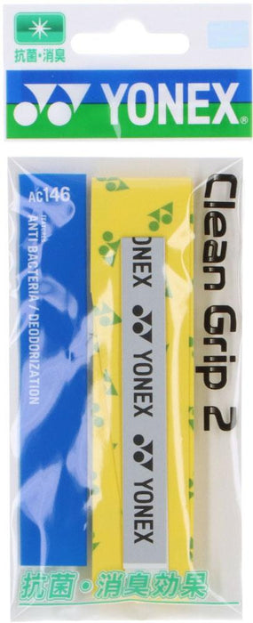 【ショップ限定エントリーでさらに+9倍】クリーングリップ２ヨネックスYONEXテニスウェットタイプすべり止め汗吸収ラケットグリップテープ練習部活高校中学抗菌消臭機能AC146