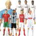 SOCKERSACTIONFIGUREサッカー選手フィギュア20cmACTION_FIGUREリアルフィギュア可動式