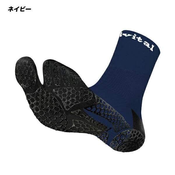 アクティバイタルプロActivitalPROテニスソックス足袋型フットサポーターPRO靴下HRD1078HRD1079捻挫ねんざテーピング効果抗菌防臭足裏