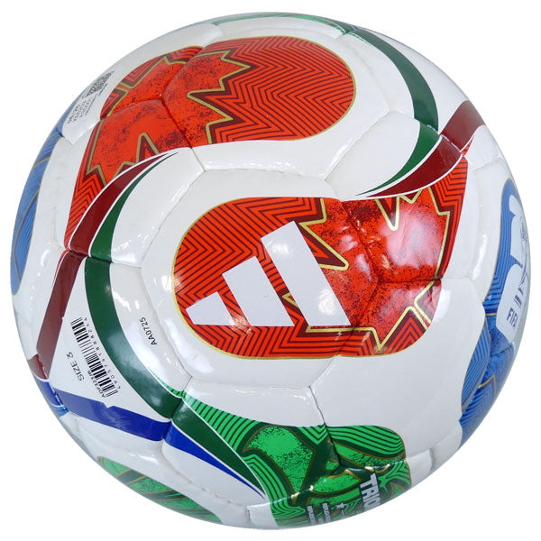 アディダスadidasトリオンダリーグジュニアADF323JRサッカーボール2026FIFAワールドカップレプリカ3号球モデル軽量タイプホワイト