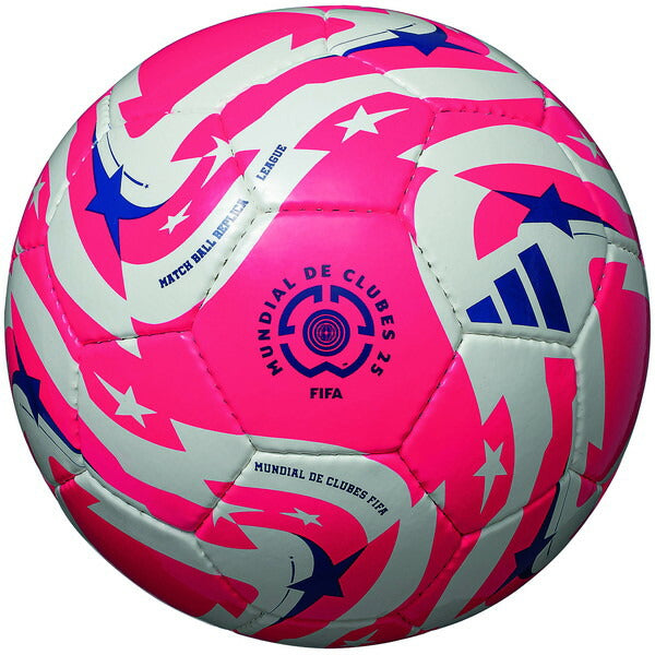 【ショップ限定エントリーでさらに+9倍】アディダスadidasムンディアル・デ・クルーベスFIFA25リーグ４号球赤色ADF414RサッカーボールFIFACWCレプリカ