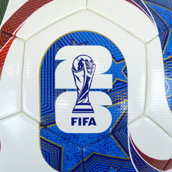 アディダスadidasトリオンダキッズADF420サッカーボール2026FIFAワールドカップレプリカ4号球モデルホワイト