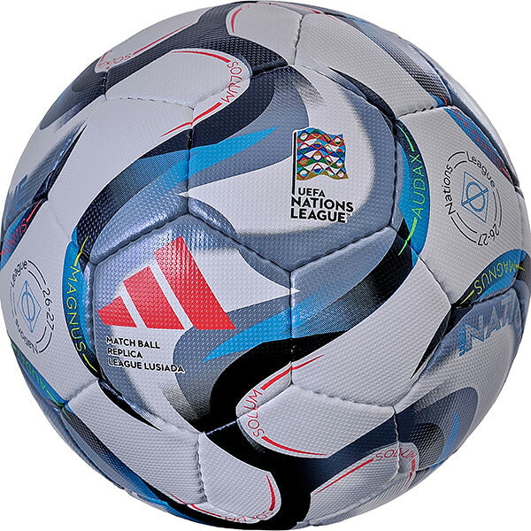 アディダスadidasネーションズリーグ２６−２７リーグルシアーダ４号球ADF461NLサッカーボール公式試合球モデルJFA検定球