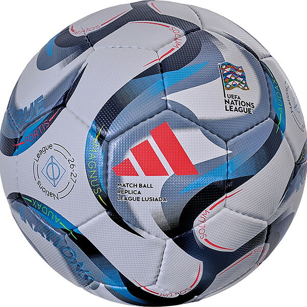 アディダスadidasネーションズリーグ２６−２７リーグルシアーダ４号球ADF461NLサッカーボール公式試合球モデルJFA検定球