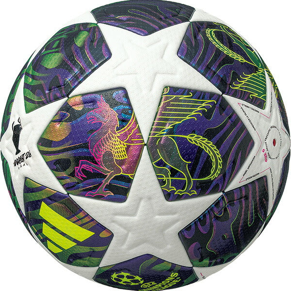 アディダスadidasフィナーレブダペストプロADF540BUサッカーボール5号球UEFAChampionsLeague2025-2026公式球ホワイト