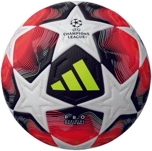 アディダスadidasフィナーレ24-253rdプロADF540WRサッカーボール5号球UEFAチャンピオンズリーグ公式球ホワイトレッド