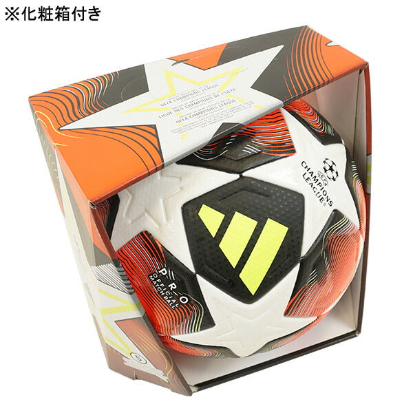 アディダスadidasフィナーレ24-253rdプロADF540WRサッカーボール5号球UEFAチャンピオンズリーグ公式球ホワイトレッド