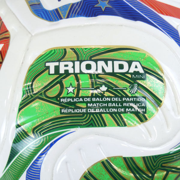 アディダスadidasトリオンダミニADFM120サッカーボール2026FIFAワールドカップレプリカミニモデルホワイト