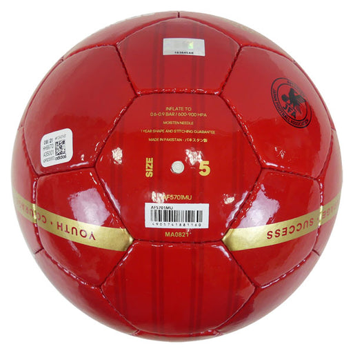 アディダスadidasマンチェスターユナイテッドMUNクラブライセンスサッカーボール5号球AF5701MUプレミアリーグサポーターグッズ