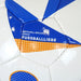 アディダスadidasフースバルリーベリーグ５号球白色×青色AF594WBサッカーボールUEFAEURO2024公式試合球レプリカ5号球別色モデルJFA検定球