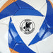 アディダスadidasフースバルリーベリーグ５号球白色×青色AF594WBサッカーボールUEFAEURO2024公式試合球レプリカ5号球別色モデルJFA検定球