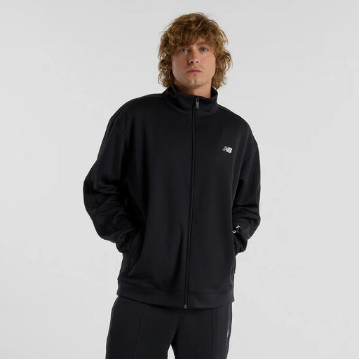 【ショップ限定エントリーでさらに+9倍】ニューバランスNewbalanceメンズトレーニングウェアジャージニットトラックジャケットAMJ51503-BK部活