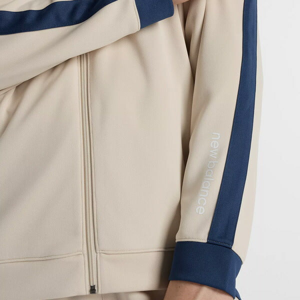 【ショップ限定エントリーでさらに+9倍】ニューバランスNewbalanceメンズトレーニングウェアジャージニットトラックジャケットAMJ51503-TWF部活