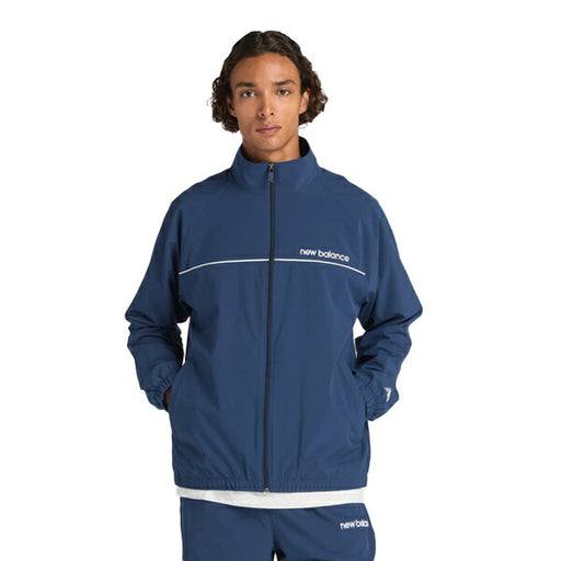 ニューバランスNEWBALANCEスポーツトレーニングウェアメンズBukatsuウーブントラックジャケット長袖裏メッシュ25FWAMJ53170