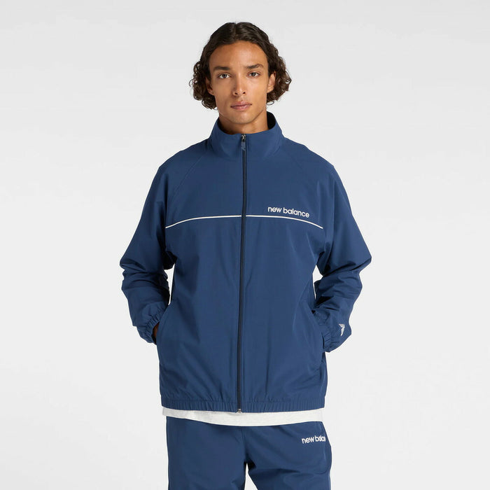 ニューバランスNEWBALANCEスポーツトレーニングウェアメンズBukatsuウーブントラックジャケット長袖裏メッシュ25FWAMJ53170