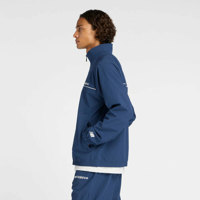 ニューバランスNEWBALANCEスポーツトレーニングウェアメンズBukatsuウーブントラックジャケット長袖裏メッシュ25FWAMJ53170