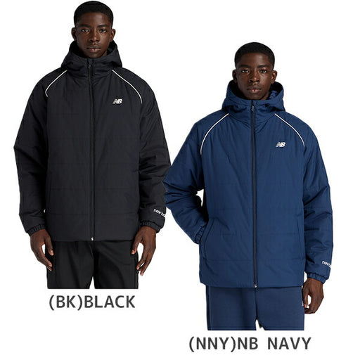 ニューバランスNEWBALANCEメンズパデッドジャケットショートコートフルジップAMJ53172