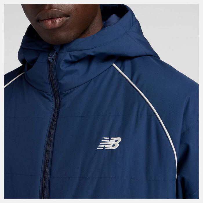 ニューバランスNEWBALANCEメンズパデッドジャケットショートコートフルジップAMJ53172