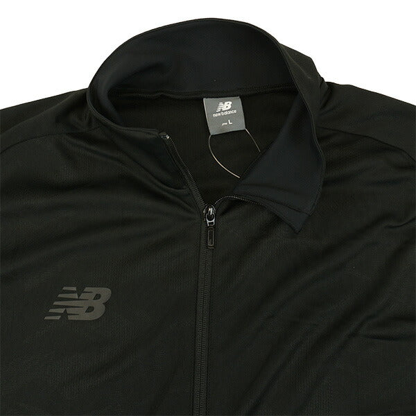 【ショップ限定エントリーでさらに+9倍】ニューバランスNewBalanceBlackOutトラックニットジャケットAMJ55203サッカーフットサルジャージジップ練習着メンズ