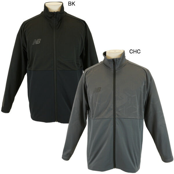 【ショップ限定エントリーでさらに+9倍】ニューバランスNewBalanceBlackOutトラックニットジャケットAMJ55203サッカーフットサルジャージジップ練習着メンズ