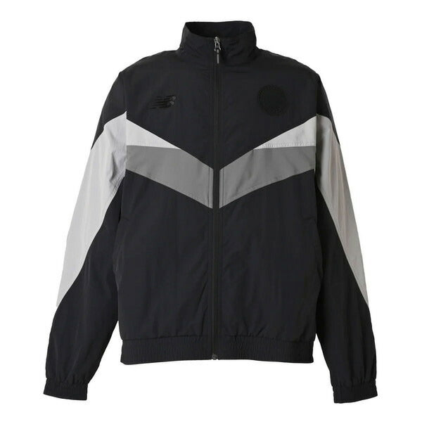 ニューバランスNewBalance裏メッシュBlackOutWindJacketAMJ55253サッカーフットサルウインドブレーカージップジャケットメンズ